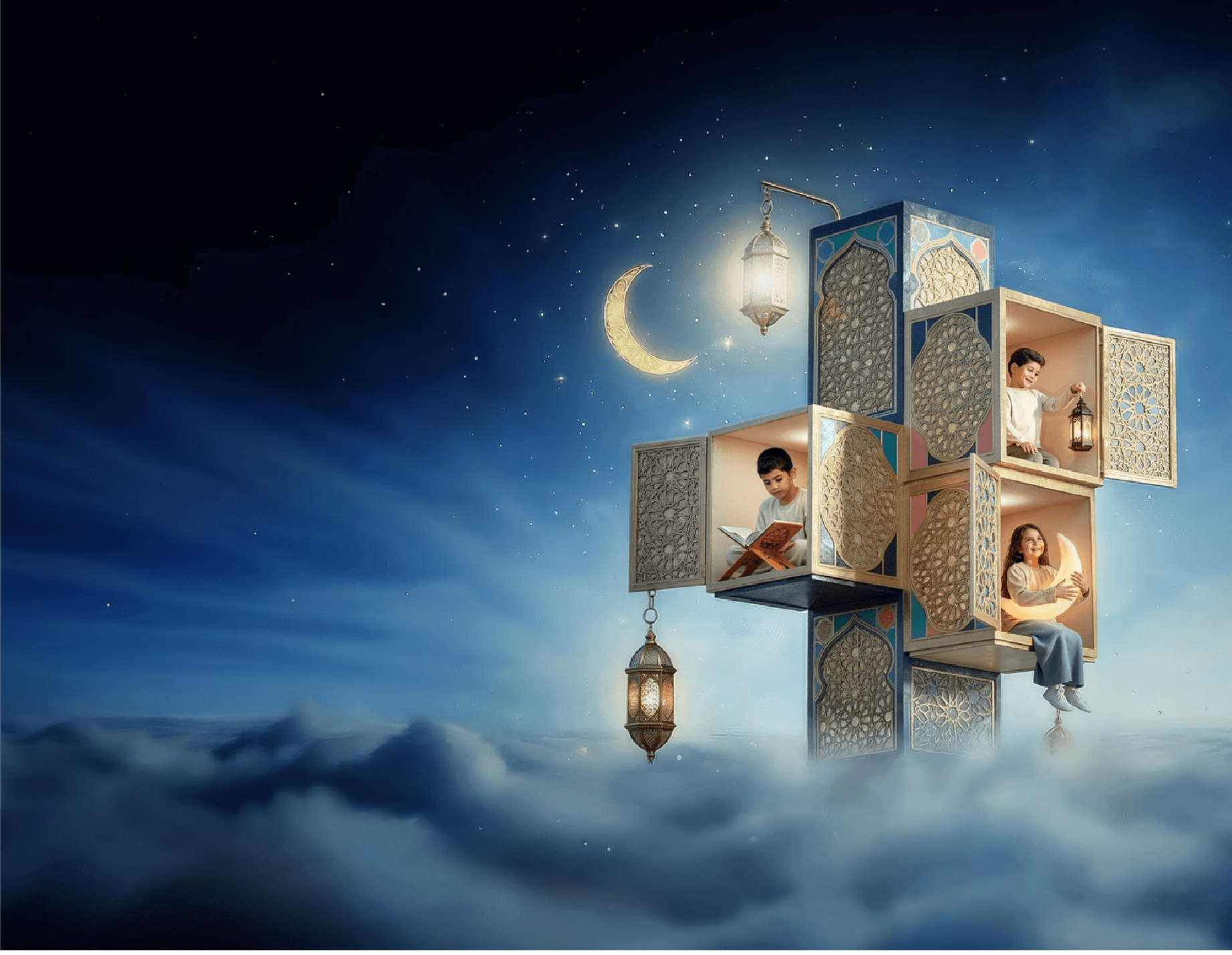 ضــــوّي بيوتهم .. بنـور الخيــــر