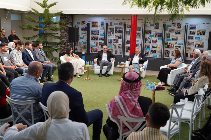 جمعية قرى الأطفال الأردنية تستضيف دولة الدكتور عبدالرؤوف الروابدة في جلسة حوارية مع الأطفال والشباب ضمن سلسلة حواريات القرى ٣