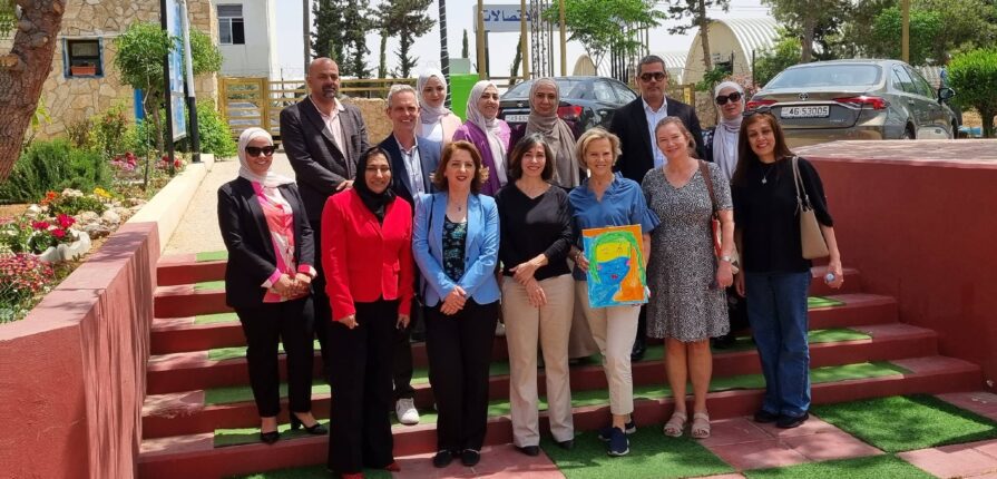 The Swedish embassy counsellor visits SOS Children's Village Amman, gets acquainted with its pioneering projects